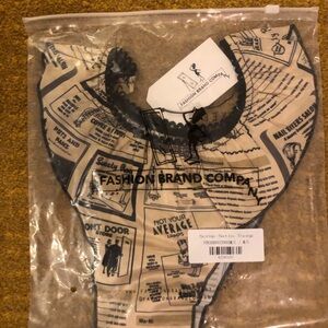 Fashion Brand Company scrap satin thong